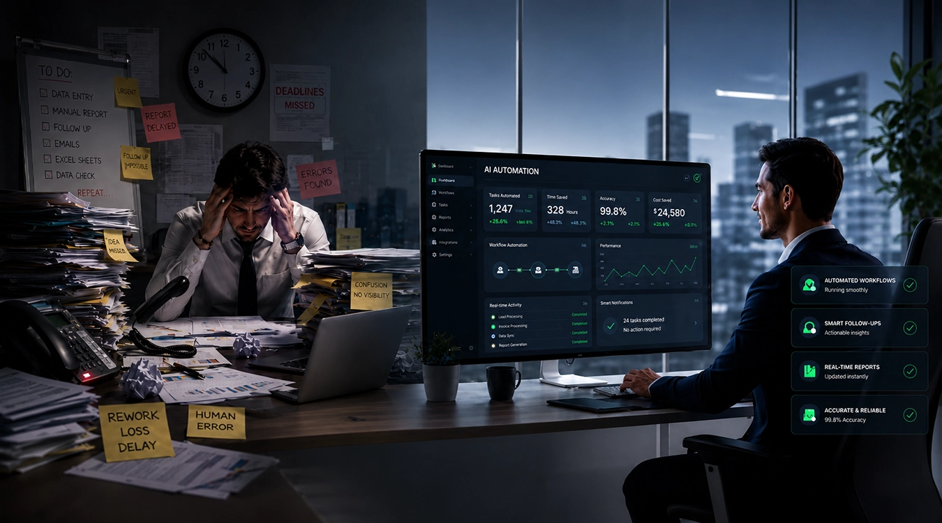 AI Automation vs Manual Work: The True Cost Comparison